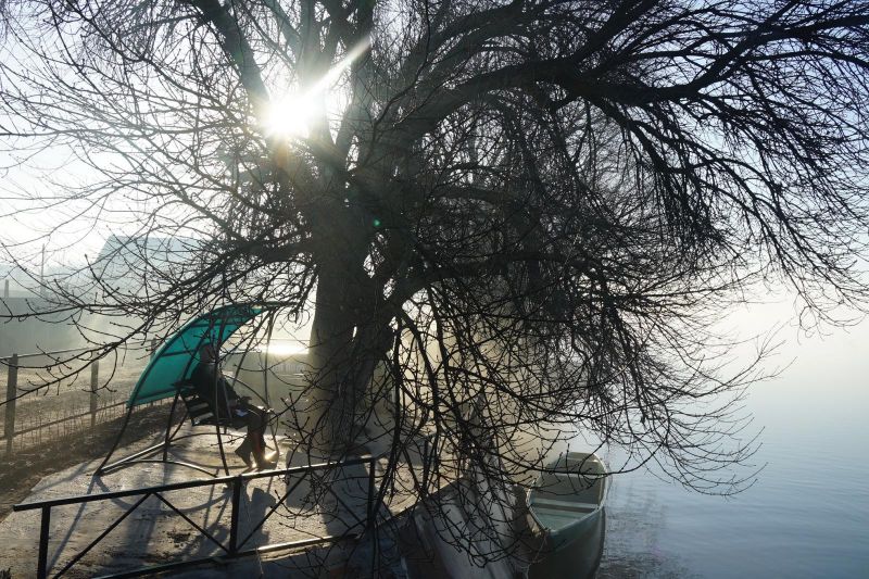 Решили выйти за карасем и густерой!